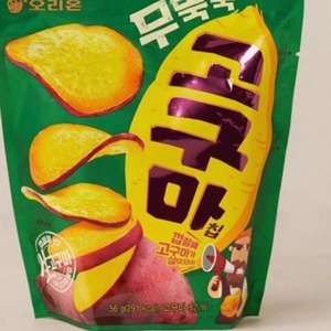 韩国进口零食品好丽友红薯片木嘟嘟薯片地瓜脆片原生切片56g