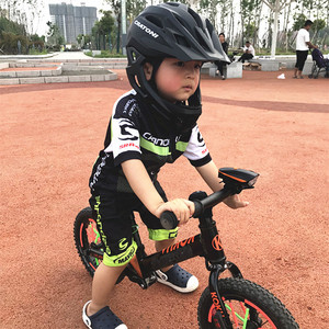 定制夏季儿童平衡车专业骑行服短袖套装自行车赛车轮滑服比赛同款
