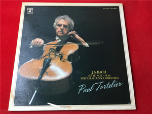 巴赫 无伴奏大提琴组曲 paul tortelier 托特里埃 2LP黑胶唱片 R