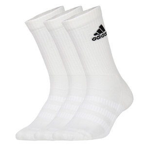 adidas阿迪达斯袜子男女袜透气运动袜白色足球袜高帮中长筒袜子