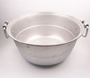 大铝锅蒸锅加厚加深老式家用大园底锅生铝汤锅45-60