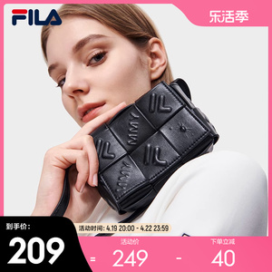 FILA x MIHARA斐乐女子斜挎包2023春季新款简约时尚单肩包手机包