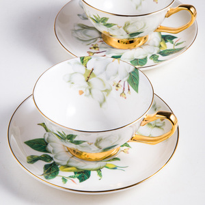 欧式下午茶杯具陶瓷花茶杯咖啡杯套装创意骨瓷咖啡杯碟勺拍送勺子