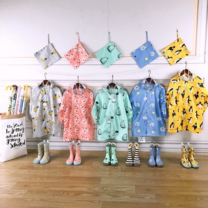 韩国儿童雨衣雨伞雨鞋套装男女童幼儿园宝宝小孩小学生雨披雨具