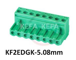 科发接线端子KF2EDGK-5.08mm环保铜扣/铁扣孔座直销插拔式端子座
