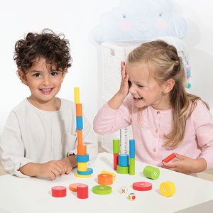 德国贝乐多淘瑞塔儿童早教益智积木算数教具趣味游戏torreta玩具