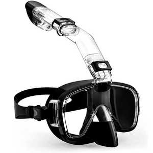 浮潜三宝防雾潜水全干式呼吸管近视游泳护鼻眼镜潜水面罩水肺装备