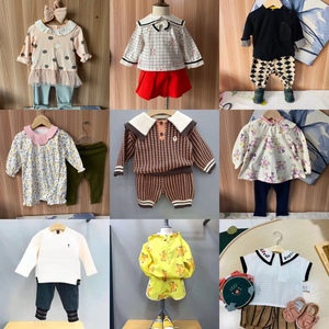 韩国小云朵童装男女童秋冬套装1-6岁男女宝宝裤子上衣两件套偏小