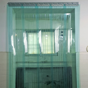门帘空调帘PVC透明塑料挡风隔热帘防蚊冷气暖气防油烟皮挂帘窗帘