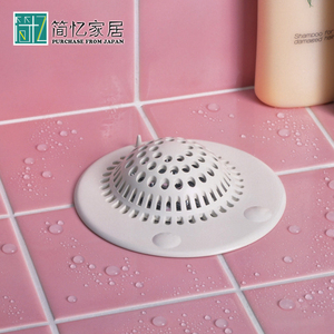 日本LEC浴室排水口洗面台水槽头发毛发过滤网地漏网 下水道过滤器