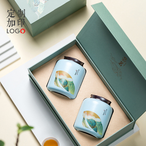 茶叶礼盒装空盒包装盒龙井茶叶罐陶瓷罐高档信阳毛尖红茶绿茶定制