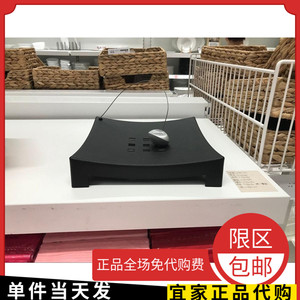 正品宜家 尼克餐巾盘餐巾纸收纳盒方巾纸巾钢球纸巾压台架托盘子