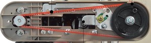 云广168旗舰型电动装订机耐皮带 电机传送带耐磨