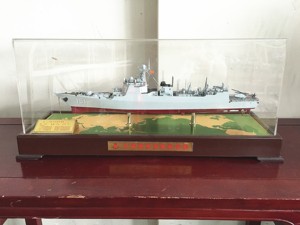 1:350 052c导弹驱逐舰模型仿真舰船模型150长春151郑州171海口舰