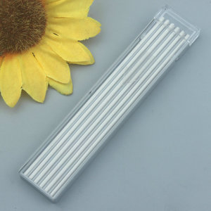 白色2.0自动铅笔芯粗2mm加长120mm适合深色表面使用12根/盒可削尖