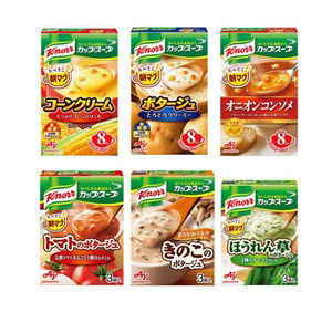 日本进口 味之素速食汤 开水冲饮方便携带洋葱芝士玉米浓汤多选择
