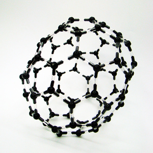 碳60纳米管碳70金刚石墨烯晶胞晶体结构球棍模型化学教学展览装饰