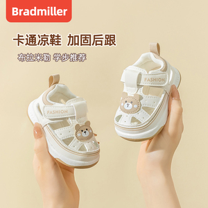 婴儿学步鞋女超纤休闲夏季柔软透气舒适机能鞋子防滑男童宝宝凉鞋