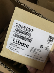 新款康普安普单口1位网络电话面板COMMSCOPE/760249251平口面板