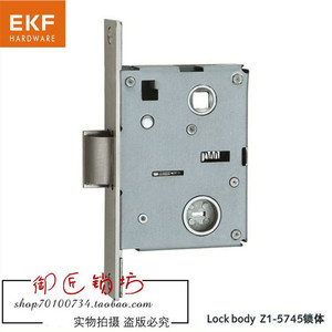 德国EKF房门锁锁体锁芯5745锁体不锈钢单锁舌5745通用型锁具