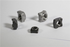 DIN928A型四方焊接螺母四角碰焊点焊螺母M5M6M8M10M12 8级10级碳