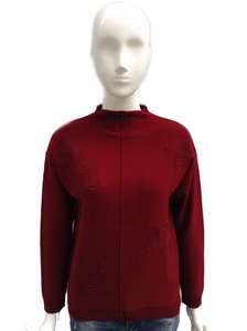 专柜正品海尔曼斯H938B22女式秋冬针织保暖长袖毛衣半高领羊毛衫