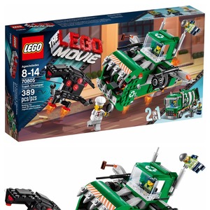 LEGO 70805 乐高积木玩具 乐高大电影绝版 垃圾食人花 变形垃圾车