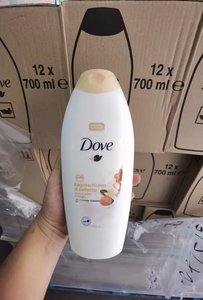 意大利进口Dove多芬清洁滋润保湿沐浴露700ML牛奶乳木果杏仁香味