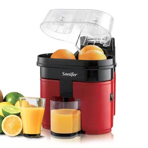 Sonifer双头全自动柠檬机西柚橙汁机电动榨汁压榨机研磨碎肉搅拌