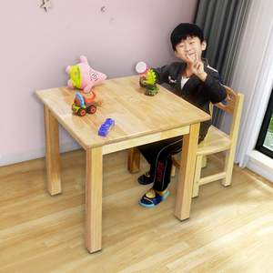 儿童小方桌实木边几学习矮桌家用小户型餐桌正方形宝宝吃饭小桌子