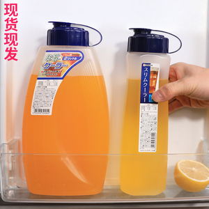 日本进口塑料凉水壶大容量耐高温家用冷水壶冰箱果汁冷冻壶牛奶瓶