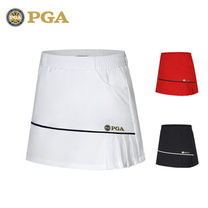 美国PGA 春秋新品 高尔夫儿童服装 女童裙子 休闲短裙 带安全裤