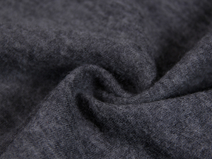 麻灰色针织羊毛布料秋冬50%含毛圈圈打底衫服装毛料设计师面料