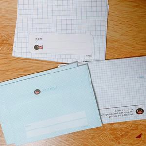 日本带回pingu企鹅家族笔记便签折纸便利贴信封信纸