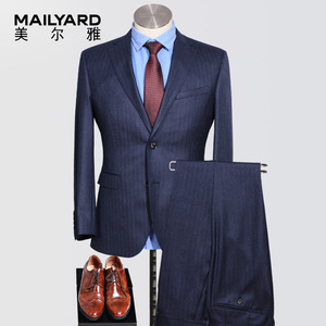 MAILYARD/美尔雅西服套装 纯羊毛商务男士西装 男式职业正装 358