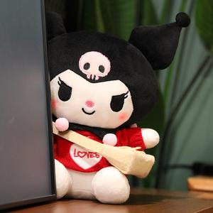 日本代购小恶魔库洛米玩偶卡通毛绒公仔百变穿衣娃娃礼物送女生