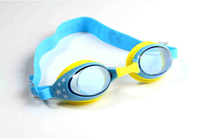 新款儿童泳镜男女宝宝婴幼儿多色可爱卡通硅胶防雾游泳眼镜可调节