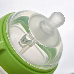 新品仿母乳宽口硅胶奶瓶宝宝1-3岁断奶神器超软适配可么多么大容