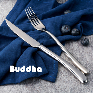 Buddha牛排刀叉勺西餐餐具套装 月光勺酒店餐厅家用 外贸出口法国