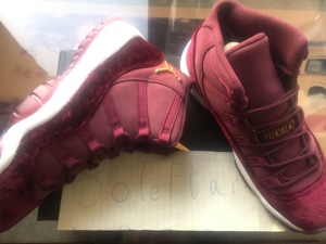 【SoleFlare】Jordan 11 GS “Heiress” AJ11红丝绒852625-650