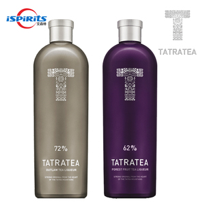 洋酒22度-72度TATRATEA塔特拉山茶酒任选两瓶礼盒套装-含两酒杯