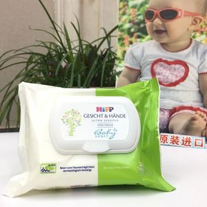 德国Hipp喜宝湿巾20抽清洁婴儿手口儿童宝宝欧美母婴用品