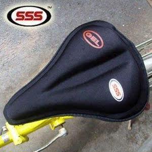 SSS超厚山地自行车坐垫套 优质硅胶单车258直槽 骑行护腚装备