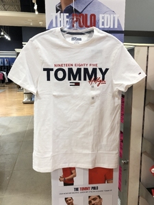 现货美国正品代购tommy hilfiger汤米男装纯棉圆领刺绣短袖T恤男