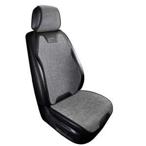 汽车坐垫四季通亚麻级感椅垫座OQL半包座套一用体式运动高新款车