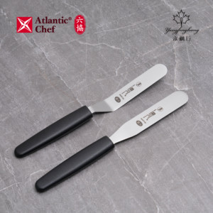 永枫行Atlantic Chef六协刀具奶油弯形抹刀迷你抹刀不锈钢脱模刀