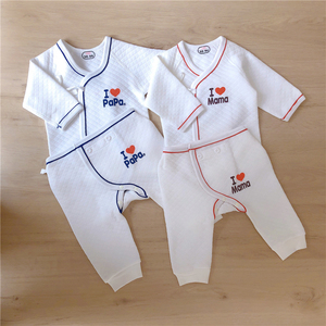 新生婴儿保暖套装纯棉衣服男女初生宝宝和尚衣夹棉内衣0-3月衣服