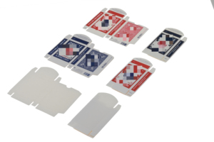 近景魔术配件道具标准材料制作单车扑克牌盒红蓝空牌盒特殊牌盒子