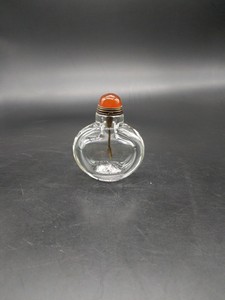 中国民俗外事礼物道具博古董架多宝阁摆件玻璃造晶透明实用鼻烟壶
