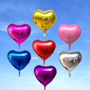 铝膜18寸24寸五角星心形气球外贸铝箔生日派对婚房布置气球装饰